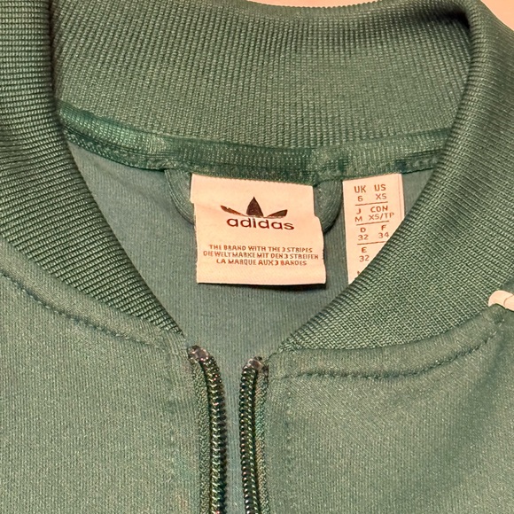 Adidas Women's Dark Green Bomber Jacket - Picture 4 of 5